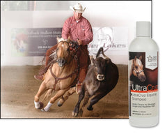 UltraCruz Shampoing Équin Queue Brillance : queue lisse et brillante après le rinçage.