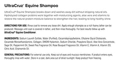 UltraCruz Shampoing équin, crinière et queue propres et démêlées