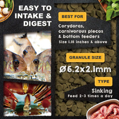 Ultra Fresh probiotiques — accélèrent la digestion et soutiennent l’immunité du poisson.