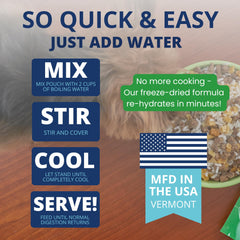 Under the Weather Bland Diet: bol prêt à servir pour chien.