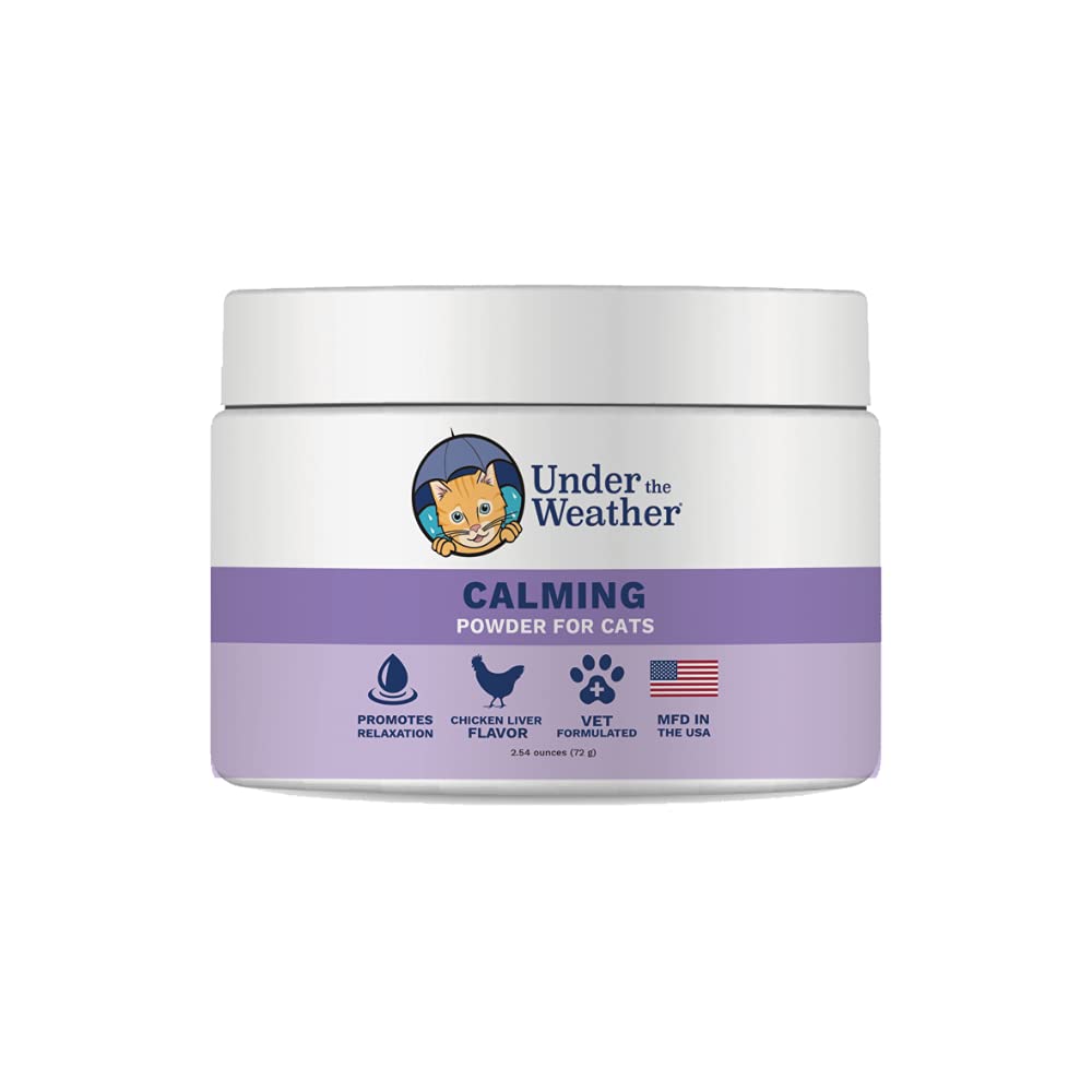 Under the Weather – bouteille de poudre apaisante pour chat favorise le calme
