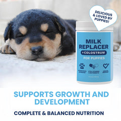 Under the Weather colostrum chiots, soutien potentiel du système immunitaire naissant