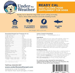 Under the Weather Ready Cal étiquette, guide d utilisation clair