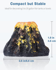 Uniclife bulles volcaniques aquarium, crée une scène d eruption dynamique.