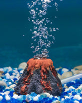 Uniclife volcan-aquarium-ornement-base: décoration naturelle et attrayante pour votre réservoir.