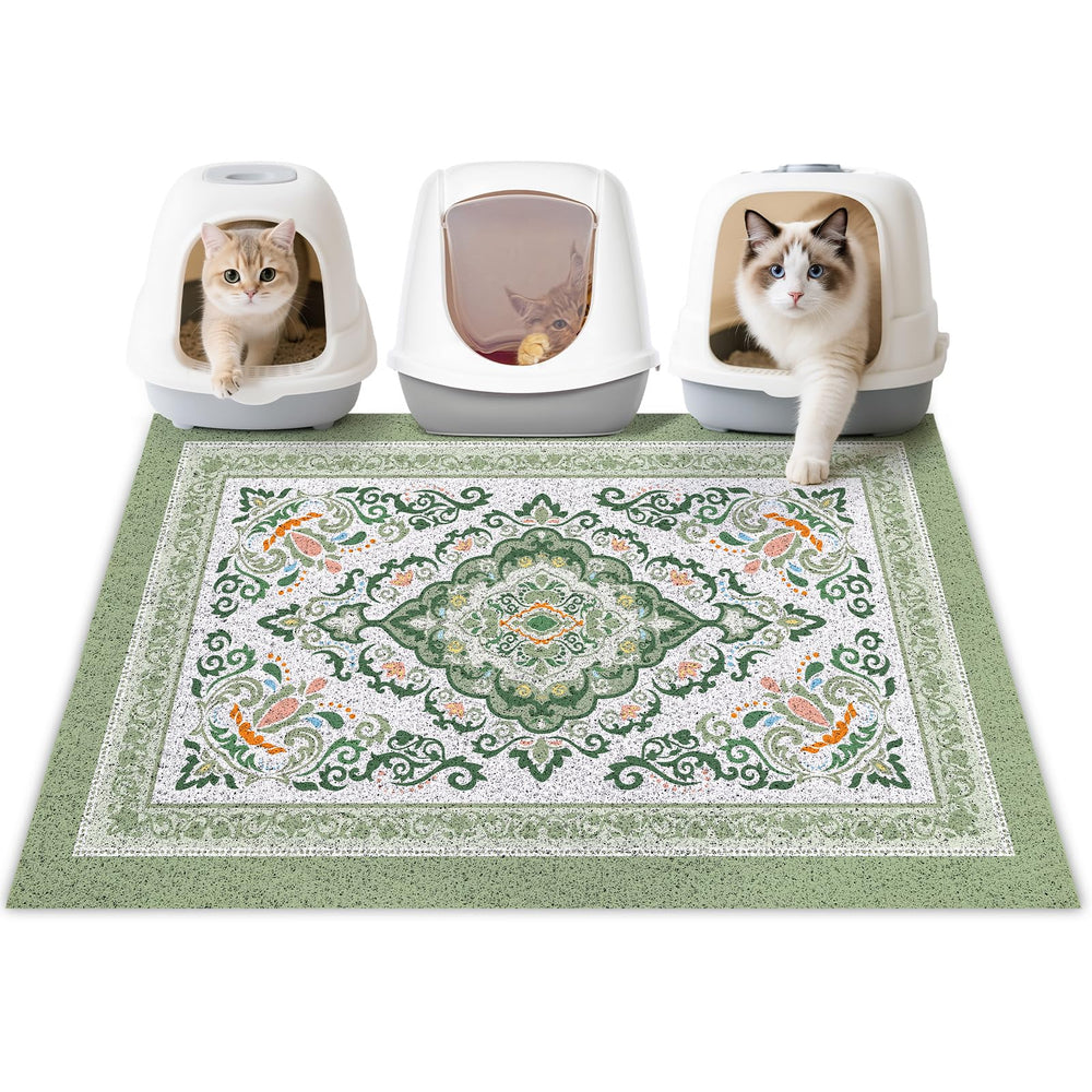 Tapis Unicorn Catcher 40x30 prête à capturer les grains et simplifier le nettoyage.