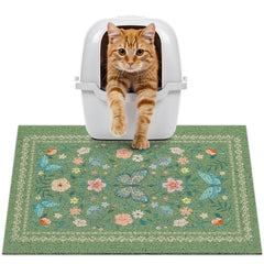 Unicorn Catcher tapis 24x15 po, face avant, capte les grains et protège le sol.