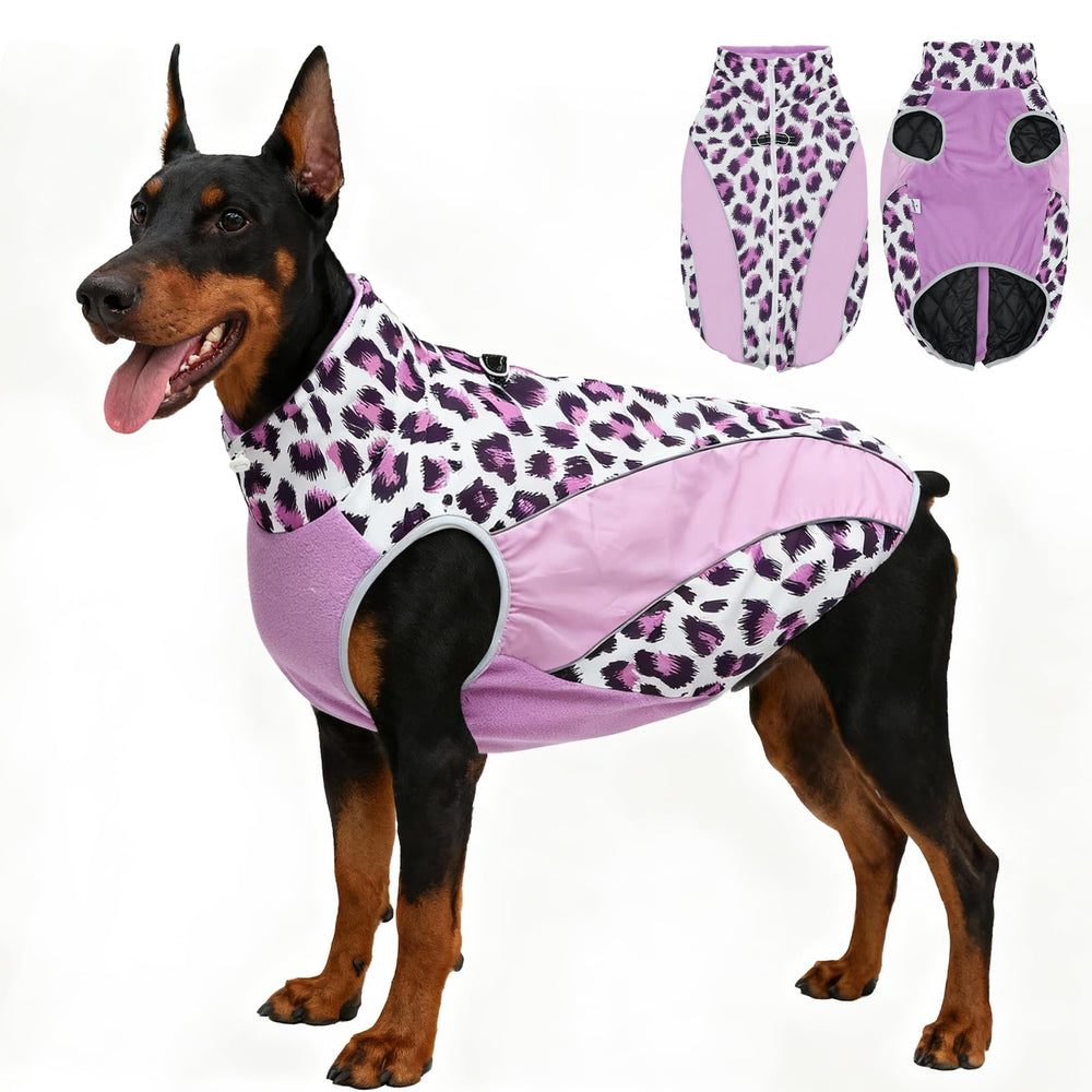 Manteau UNIPUP pour chien grand avec harnais intégré, confort et sécurité lors des balades.