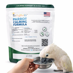 UnRuffledRx Dosage eau-perroquet: dose facile directement dans l’eau pour usage quotidien