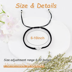 Bracelet mémoire Uoiispet avec carte souvenir incluse et texte personnel.