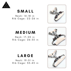 Harnais Up Dog Toys: réglage quatre points pour un ajustement sûr.