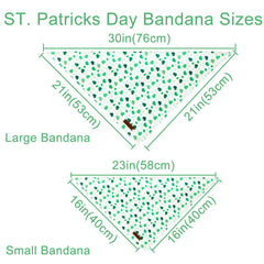 Bandana UP URARA PUP motif Saint-Patrick, look chic lors des balades.
