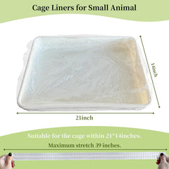 Upcessory liner cage animale transparent, observation facile