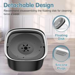 Upsky disque flottant: alimentation lente pour réduire les éclaboussures.