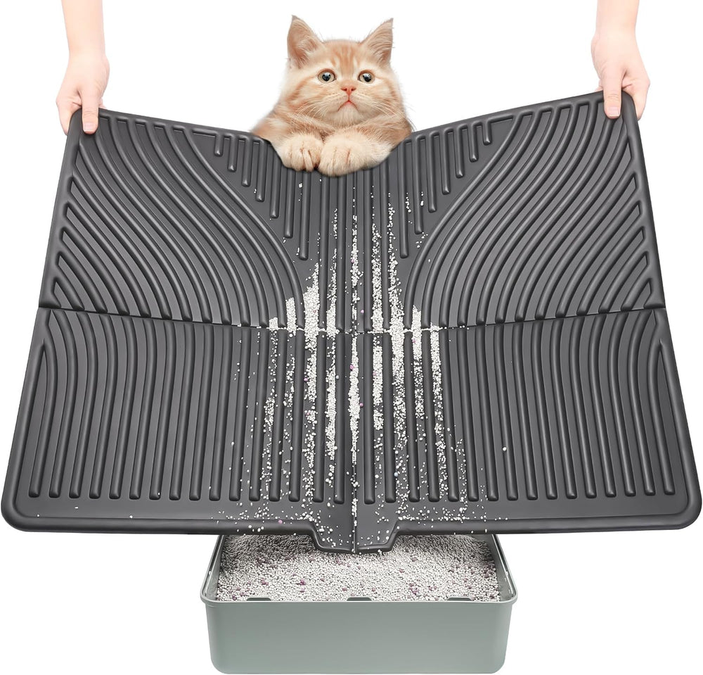 Upsky tapis litière chat arche capture les grains et protège le sol