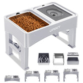 UPSKY gamelles elevées 3-en-1 pour chiens, confort et stabilité à chaque repas.