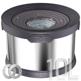 Upsky bol eau chien anti-debordement 10l inox évite éclaboussures et sol propre