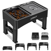 Upsky bols surélévés 2-en-1 ensemble complet pour repas ergonomique chien