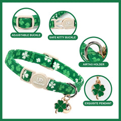 UP URARA PUP collier sécurité, boucle libération rapide.