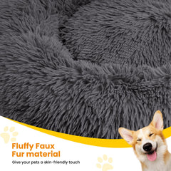 URGVANZ PET surface en peluche longue, douceur enveloppante pour repos