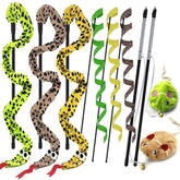 URMYONLY jouet-chat-baguette-souris-herbe-chat: stimule l'instinct de chasse et amuse.