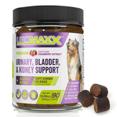 UroMAXX – emballage du complément chien, soutien urinaire.