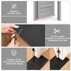 Uross Protege-Tapis anti-dérapant: surface texturée et maintien sûr.