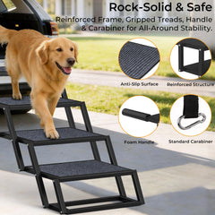 URPOWER escalier chien anti-glisse avec tapis texturé pour traction fiable.