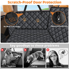 URPOWER fond dur siege arriere: offre une base stabile pour le chien