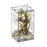 Urstand terrarium araignee-sauter avec porte magnetique pour observation securisee.