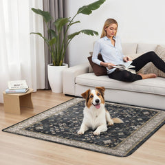 Usnfhcaw tapis absorbant urine réutilisable pour chiens, protège sols et meubles.