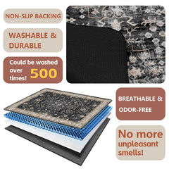 Usnfhcaw tapis antidérapant pour cage, sécurité et stabilité lors du repos.