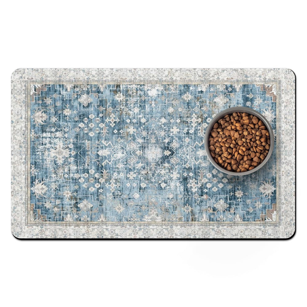 Usnfhcaw tapis-nourriture-chien-absorbant, capte rapidement les éclaboussures pour un repas propre