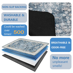 Usnfhcaw tapis-pipi chien surface-douce offre un contact confortable