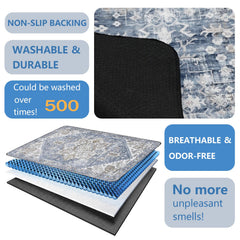 Usnfhcaw tapis-pipi chien surface douce pour le confort.