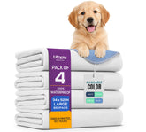 Utopia Bedding lot4 tapis lavables pour chiens 34x52, pratique et réutilisable.