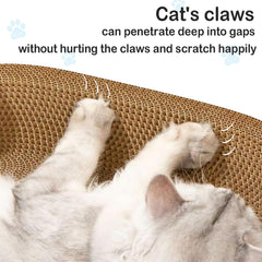 Protège vos meubles en laissant votre chat griffer sur le carton.
