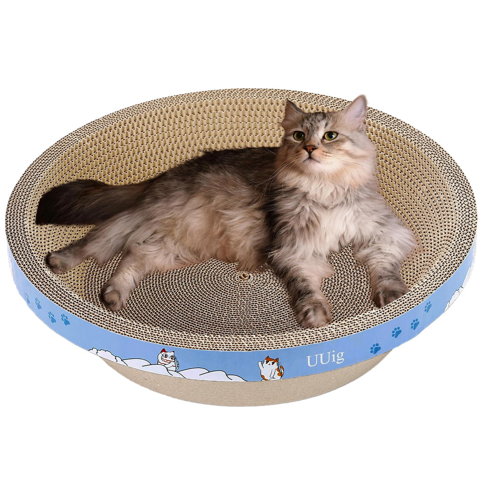 UUig grattoir chat bol rond grand, espace de jeu et repos.