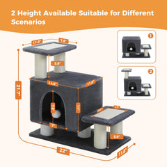 UYMI condo chaton espace repos pour miniature compagnon