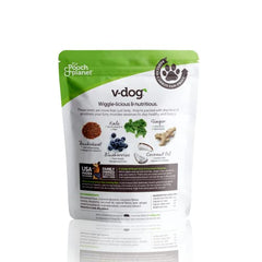 Texture douce Wiggle V-dog, idéale pour l'entraînement et récompenser.