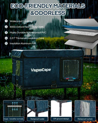 Vagascape bande anti-vent étanche garantit un abri confortable sous pluie