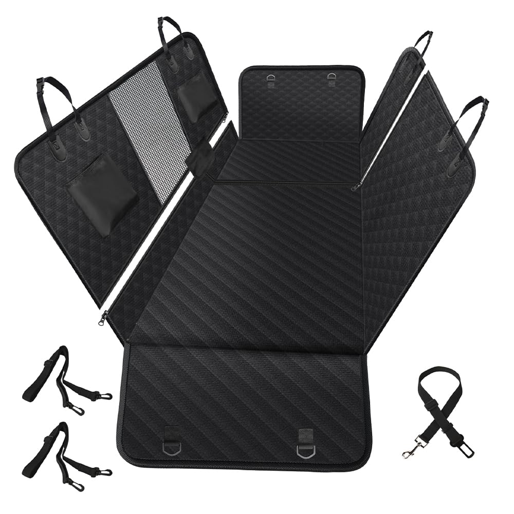 Vailge hamac chien sur siege arriere, protection polyvalente pour trajets propres.