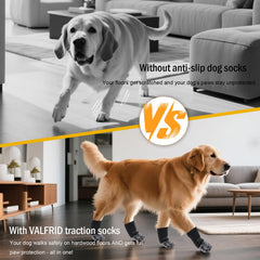 VALFRID chaussettes chien tissu respirant avec sangle reglable confort
