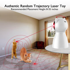 Valonii Chat Laser Double Moteurs: mouvement dynamique pour plus d'amusement chez votre chat.