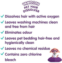Vamoosh Tambour Lavage Propre – tambour et filtre sans poils