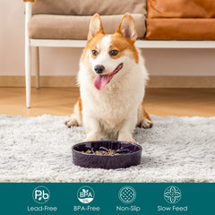 Bol puzzle labyrinthe floral Vancasso stimule l’instinct de recherche.