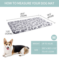 Tapis VANKEAN pour chien réversible, chaud et froid, pratique tout l'année.