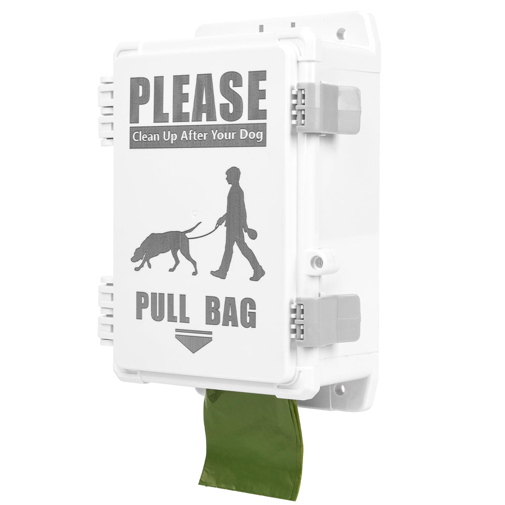 Distributeur VANQOU mural pour sacs chien, pratique et étanche.