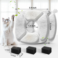 Éponge VANVE pour fontaine chat – pré-filtration robuste