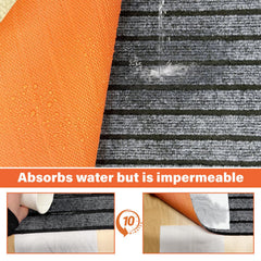 Tapis varrisin impermeable, bloque l'humidite sous la caisse.